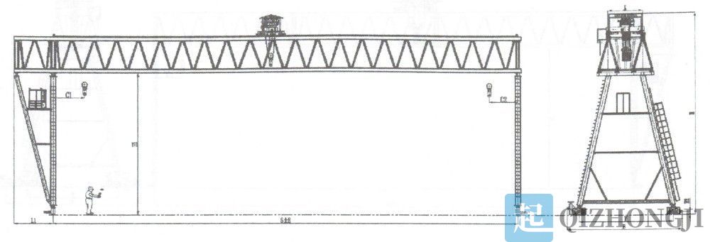 路桥专用门式起重机外形结构示意图（60、80、100吨）.jpg